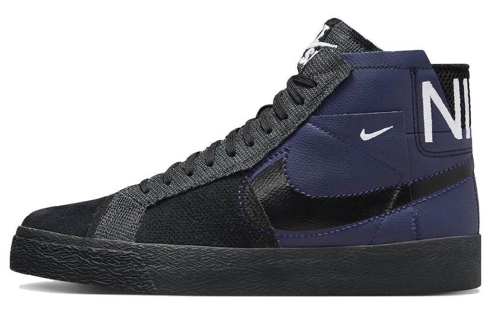Nike Sb Zoom Blazer Mid Premium Deconstructed Midnight Navy