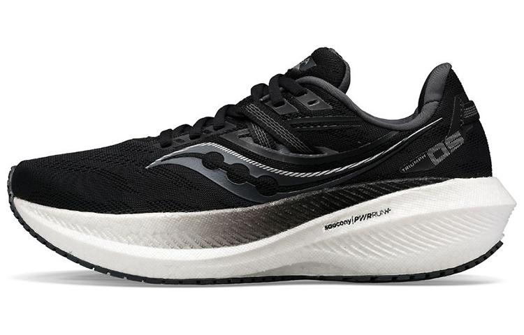 saucony Women's Triumph 20 Wide 'Black White'