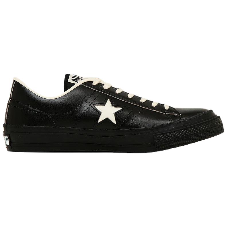 Converse ONE STAR J Skateboard Shoes Unisex Black White