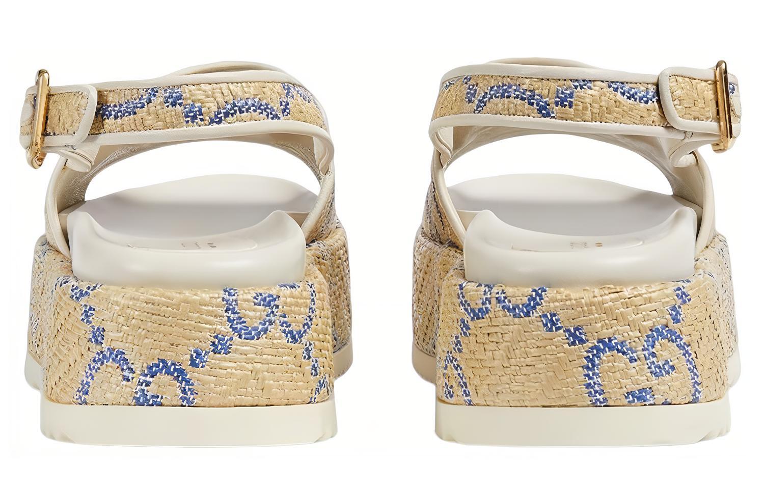 GUCCI Strap Sandals Women's Beige