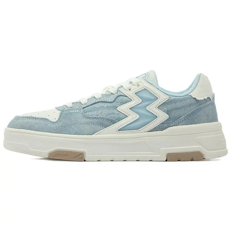 361° Anti-Slip Wear-Resistant Low-Top Skateboard Shoes Women's Blue