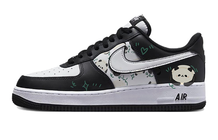 Nike Air Force 1 Low-Top Skateboard Shoes Unisex White Black