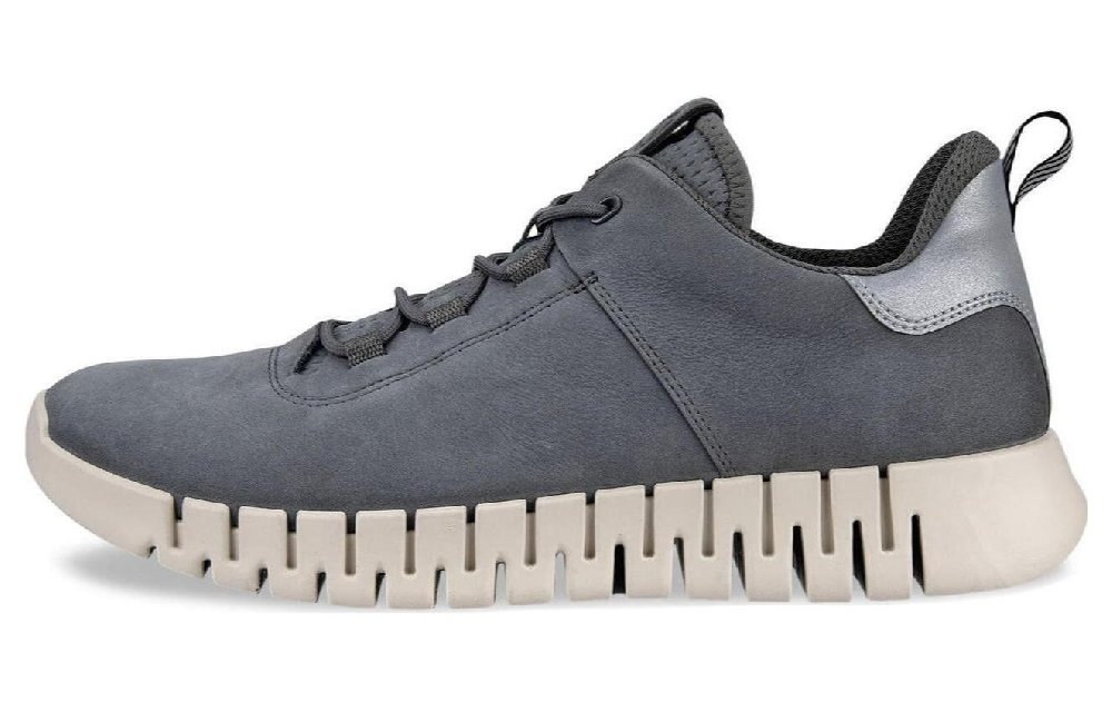 Ecco Smart Series Low-Top Casual Shoes Men's Magnet Gray