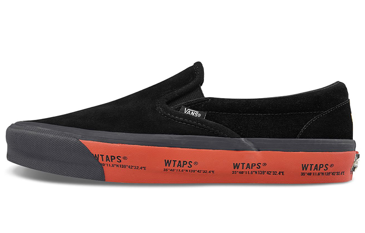 Vans Wtaps X Og Classic Slip On Lx 'Black Red'