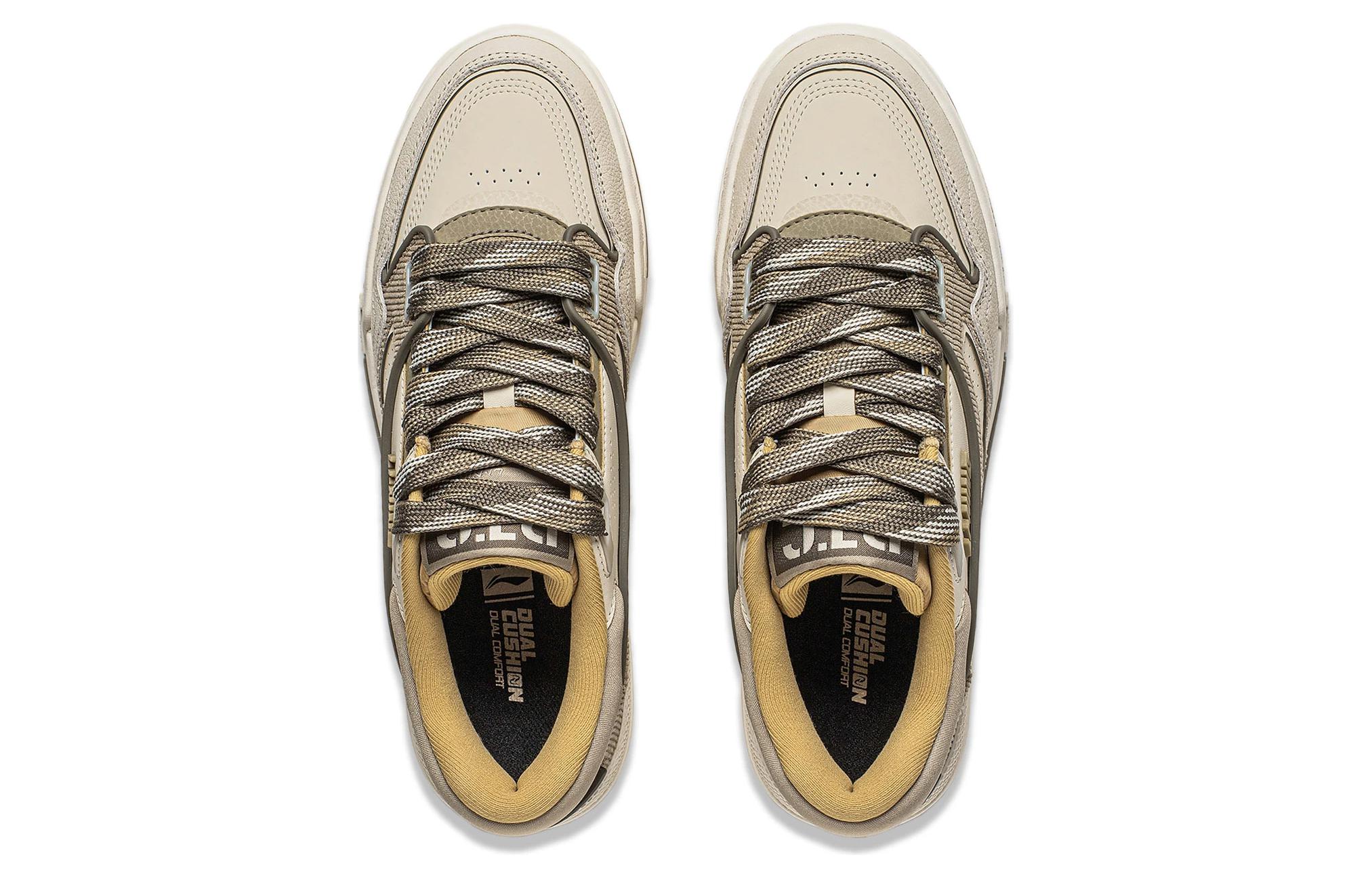 LINING 001 BTC Skateboard Shoes Men's Low top Earth Tone купить в интернет-магазине Yoocart с быстрой доставкой по России.