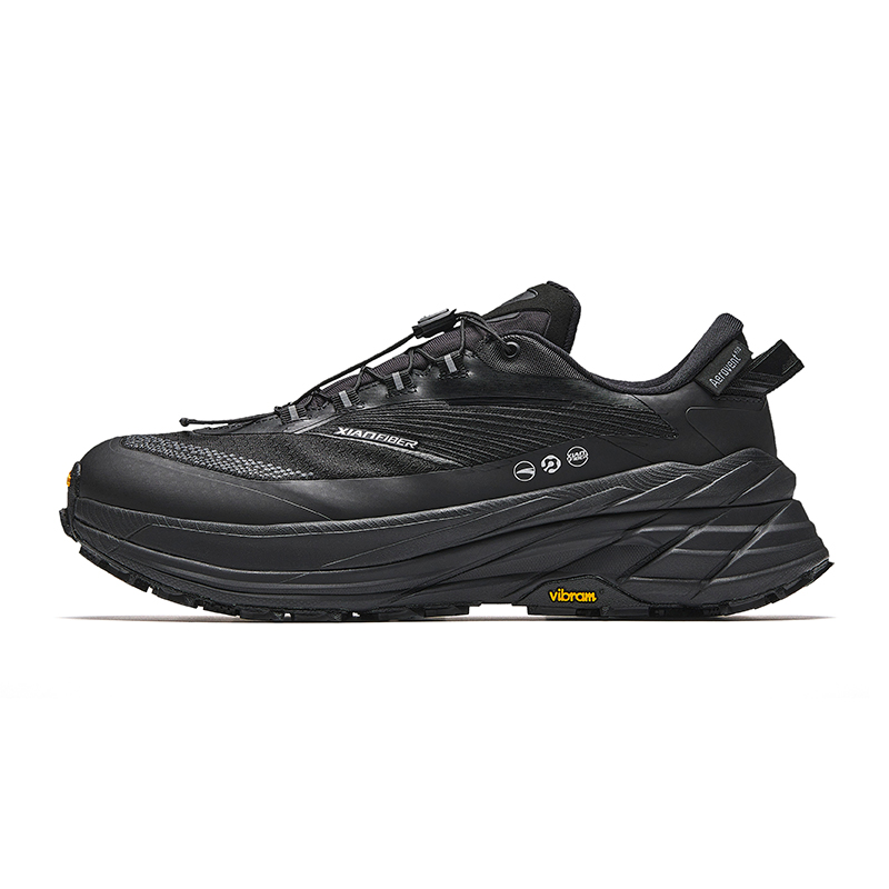 Anta Running Collection Anti-Slip Wear-Resistant Low-Top Running Shoes Men's Black