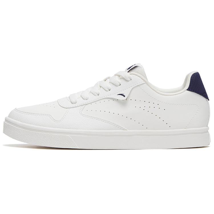 Anta Anti-Slip And Wear-Resistant Lightweight Low-Top Skateboard Shoes Women's White Blue
