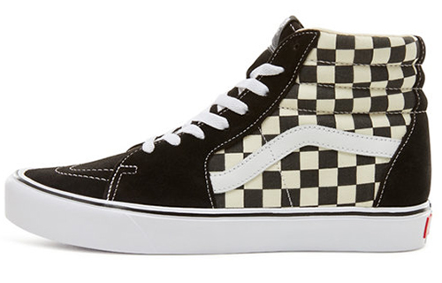 Vans SK8 Hi Lite Black White Checkerboard