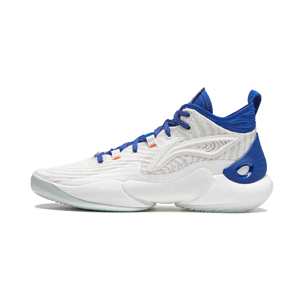 LINING YuShuai 18 Basketball Shoes Men Mid Top White/Blue