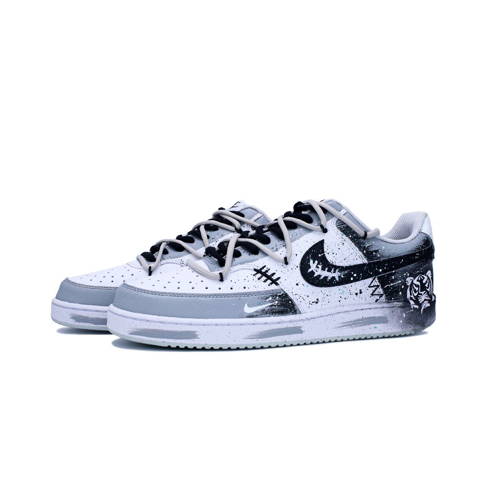 Nike Court Vision 1 Skateboard Shoes Men's Low top White
