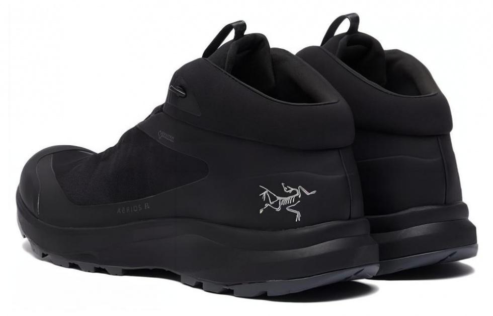 Arcteryx Aerios Fl Cushioning Anti-Slip And Wear-Resistant Mid-Top Running Shoes Men's Black