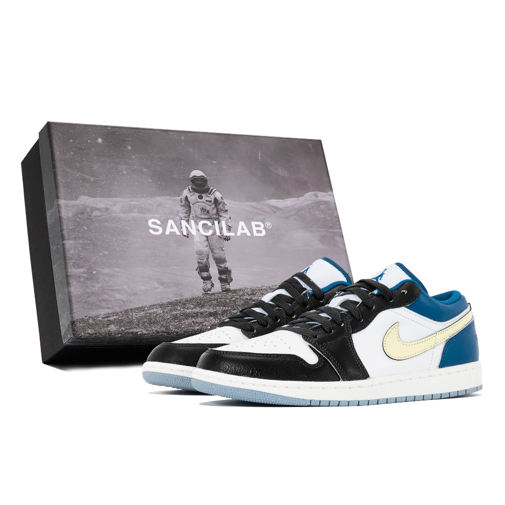 JORDAN Air JORDAN 1 Vintage Basketball Shoes Men Low Top White