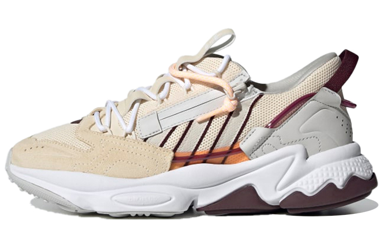 Adidas Originals Ozweego Zip 'Ecru Tint Maroon' Women's