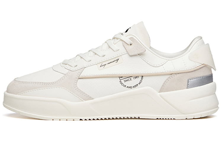 Anta Low-Top Skateboard Shoes Men's White