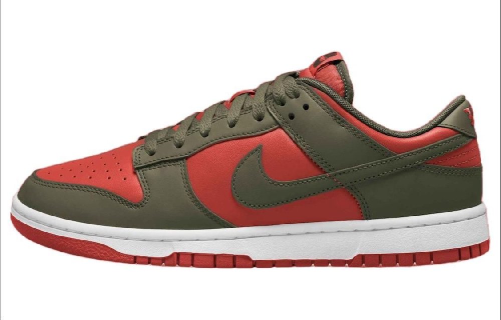 Nike Dunk Low Mystic Red Cargo Khaki