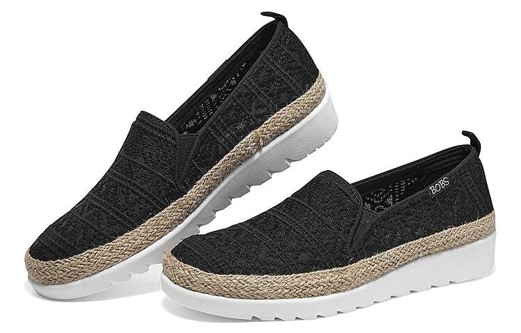 Skechers Bobs Flexpadrille Hi Crisp Meadow 'Black' Women's