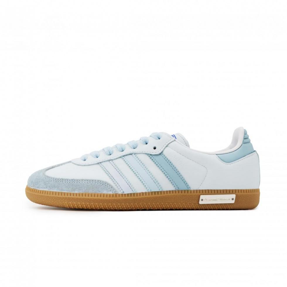 Adidas Originals SAMBA OG Slip Resistant Low Top Skateboard Shoes Unisex Blue