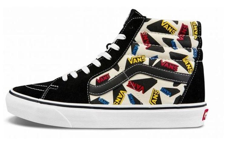 Vans SK8 HI POP LOGO Black Women's