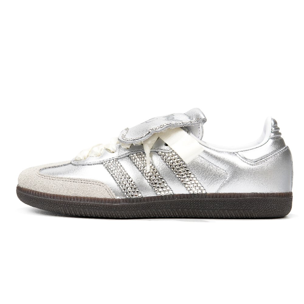 Adidas Originals Samba OG Low-Top Skateboard Shoes Women's Silver
