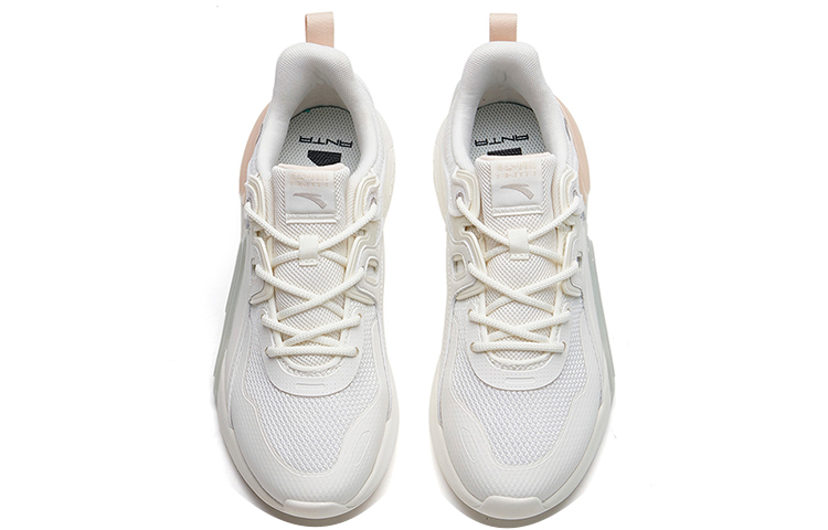 ANTA Rubik's Cube Casual Shoes Women's Low top Ivory White/Shade 1 Gray/Dust Brown купить в интернет-магазине Yoocart с быстрой доставкой по России.