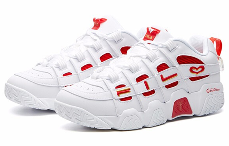 FILA Barricade White/Red