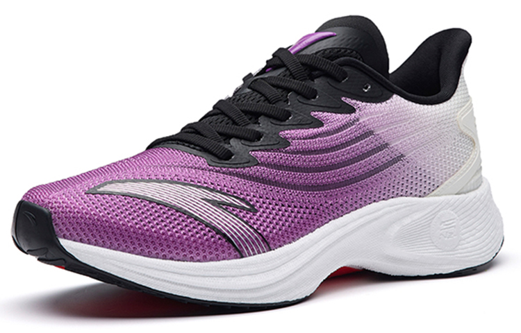 ANTA MACH 2.0 Running Shoes Women's Low top Fire Dragon Purple/Ivory White/Black купить в интернет-магазине Yoocart с быстрой доставкой по России.