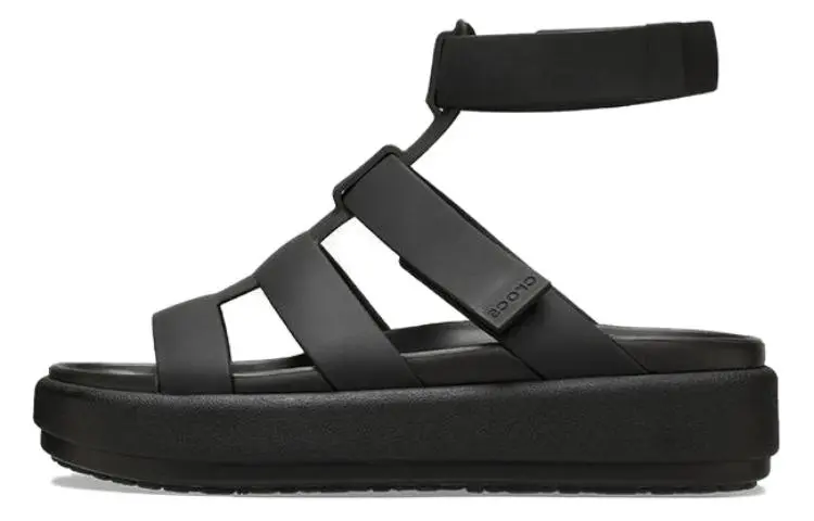Crocs Brooklyn Luxe Gladiator Sandals 'Black' Women's купить в интернет-магазине Yoocart с быстрой доставкой по России.