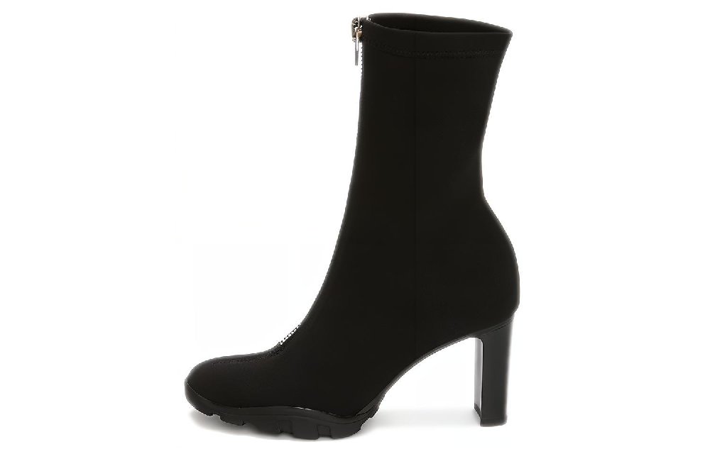 Alexander McQueen Zip Up Ankle Boots Black Women's
