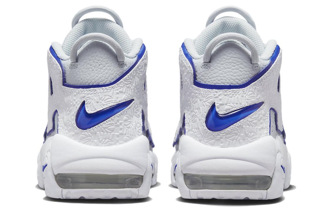 Nike Air More Uptempo Embossed White Royal Blue купить в интернет-магазине Yoocart с быстрой доставкой по России.
