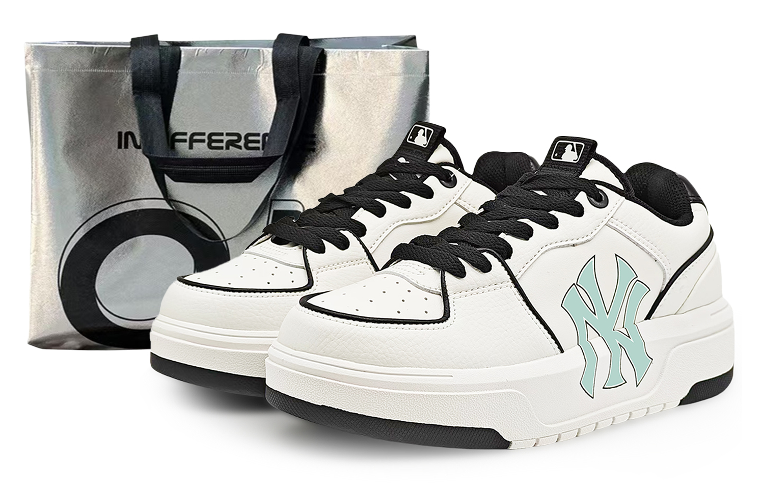 MLB Chunky Liner Abrasion Resistant Low Top Skateboard Shoes Unisex Azure