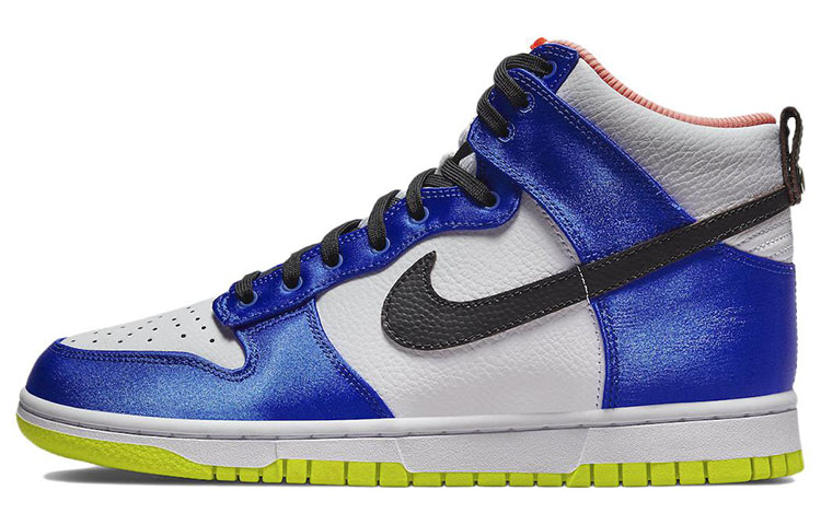 Nike Dunk High Blue Satin Women's