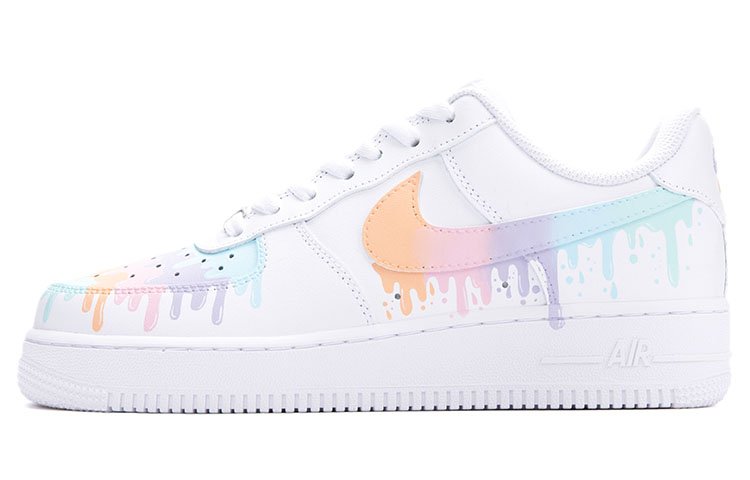 Nike Air Force 1 Skateboard Shoes Men's White Pink
