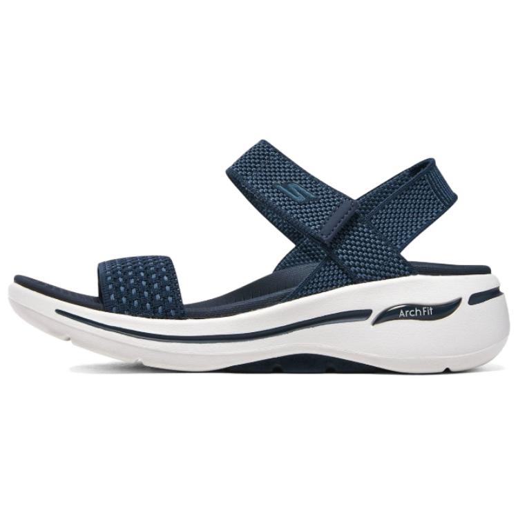 Skechers Go Walk Arch Fit Beach Sandals Women's Marine Blue