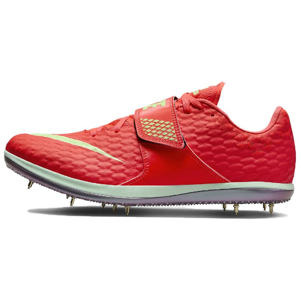 Nike High Jump Elite Bright Crimson Hyper Orange Lime Blast Washed Coral