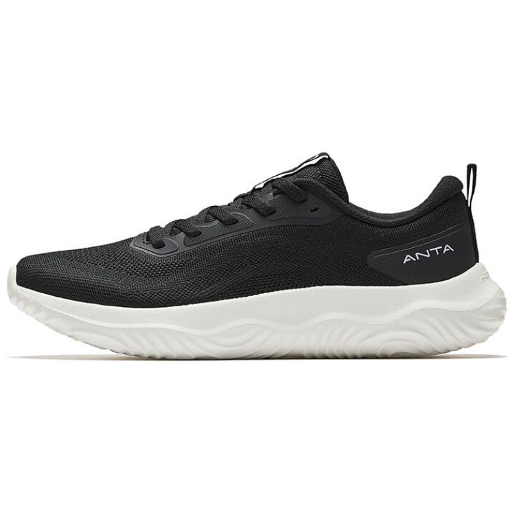 Anta Shenxing LITE Cushioning Wear Resistant Low Top Casual Running Shoes Women's Black White
