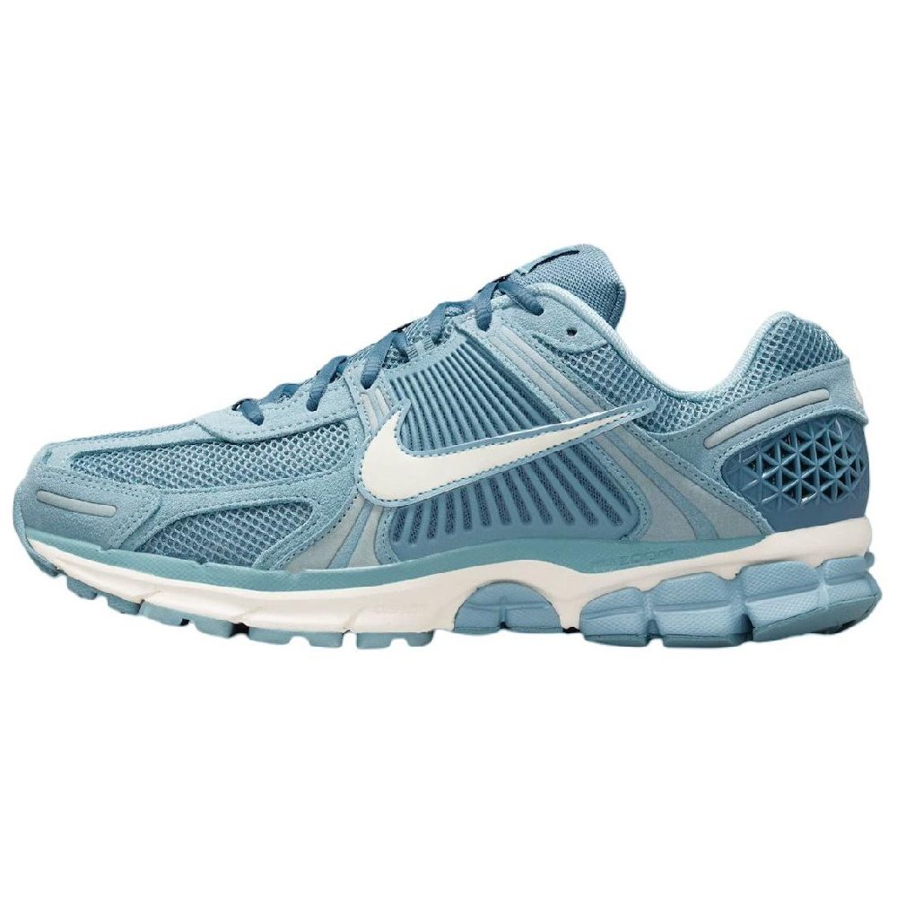 Nike Air Zoom Vomero 5 Anti Slip Wear Resistant Low Top Running Shoes Men's Blue Green White