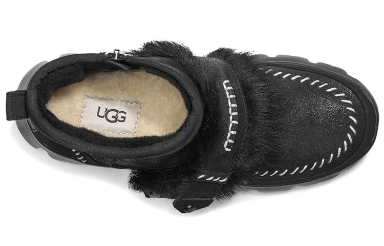 UGG Fluff Punk Ankle Boot 'Black' Women's