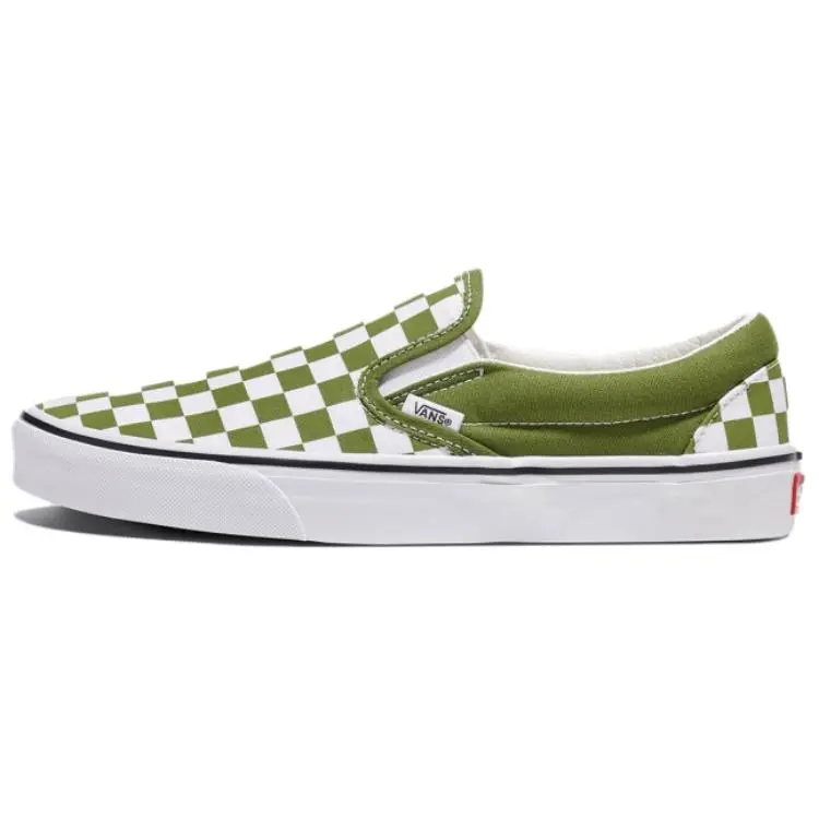 Vans Slip on Series Low top Skateboard Shoes Unisex Green