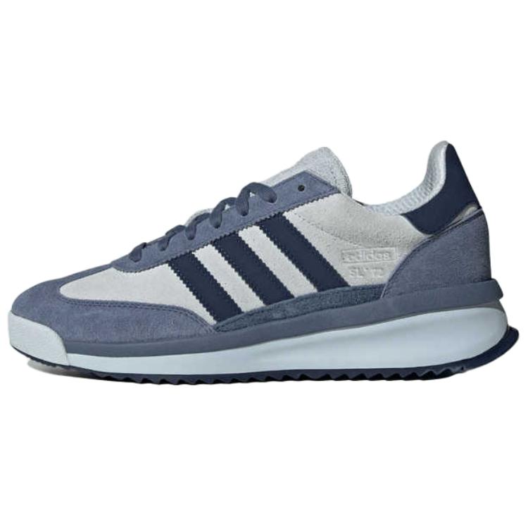 Adidas Originals SL 72 Anti-Slip Wear-Resistant Low-Top Casual Running Shoes Unisex Blue White