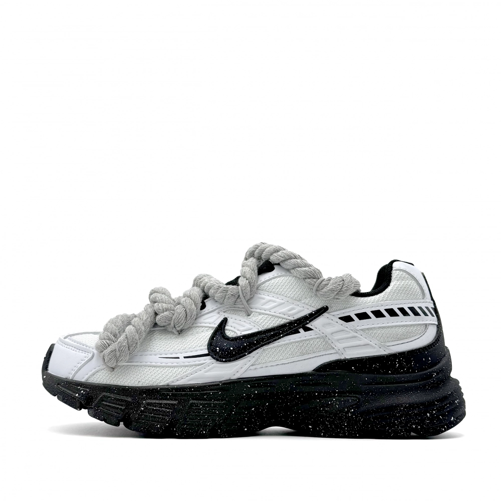 Nike Initiator Low top Running Shoes Unisex Black White Gray