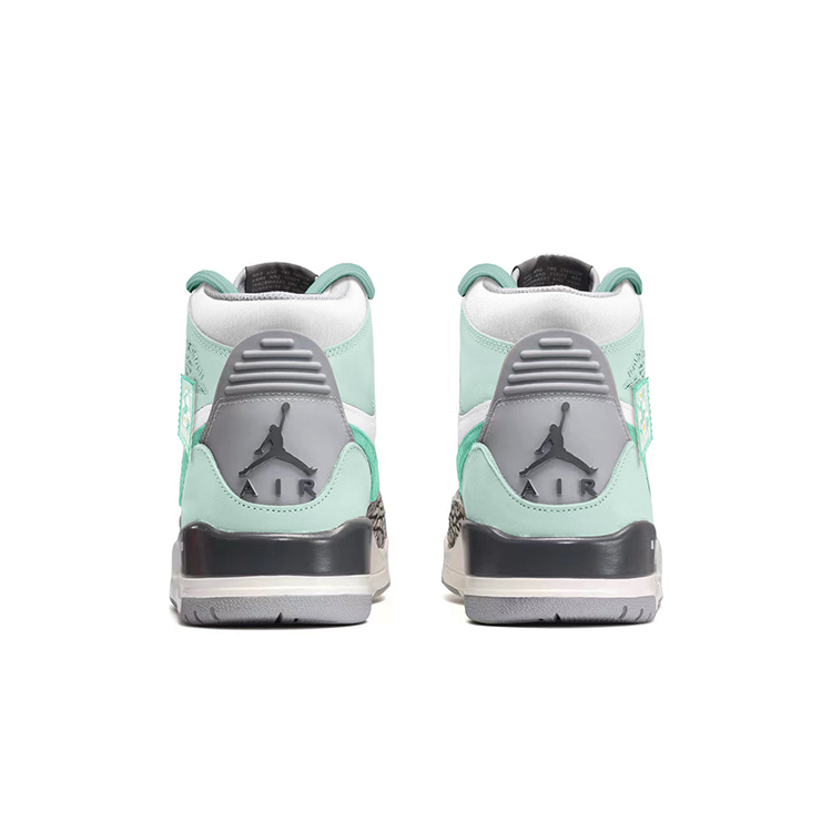 Jordan Legacy 312 High Top Vintage Basketball Shoes Men's Green White купить в интернет-магазине Yoocart с быстрой доставкой по России.