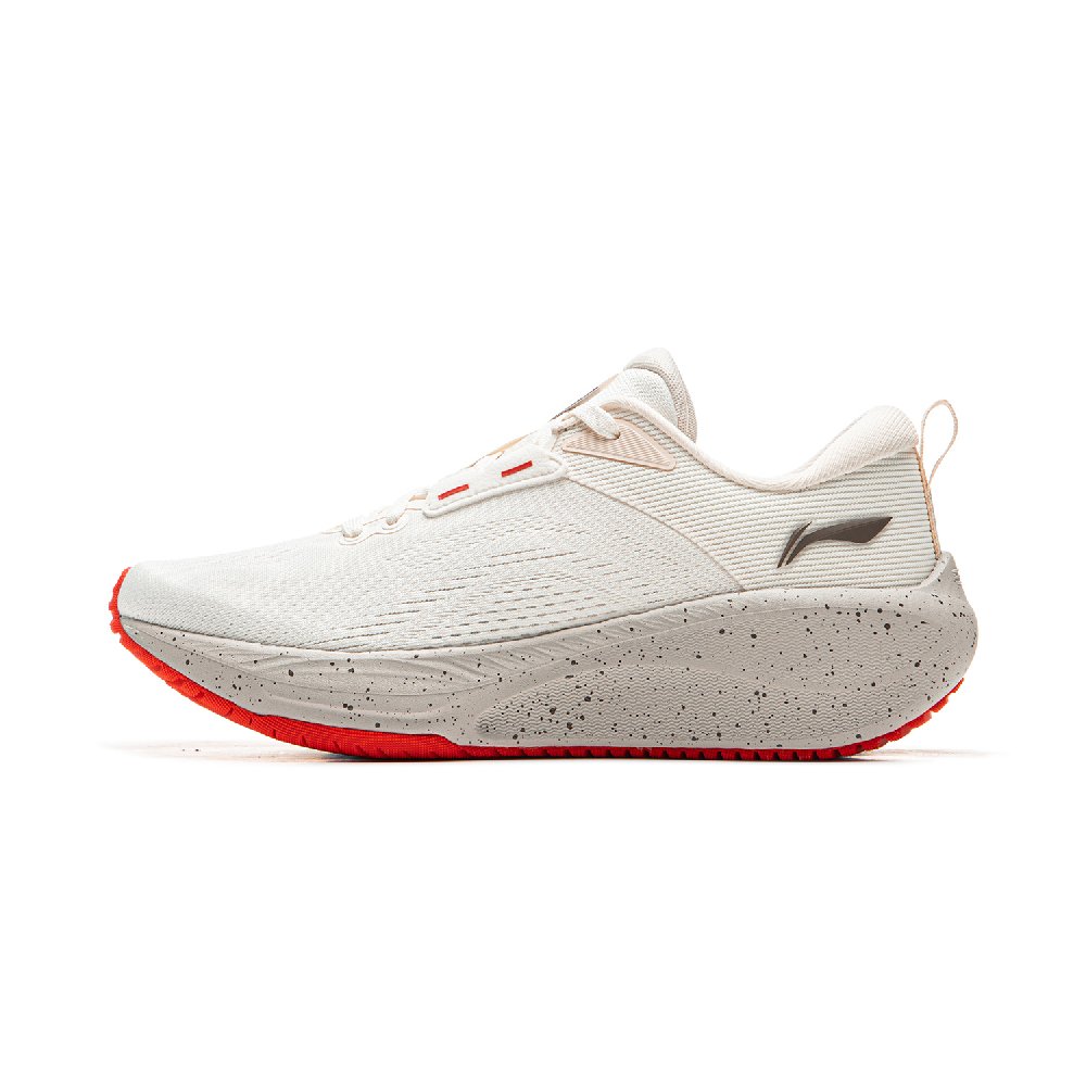 LiNing Wu Yi Lite 2.0 V2 Cushioned Anti Slip Wear Resistant Breathable Lightweight Low Top Running Shoes Women's Ivory