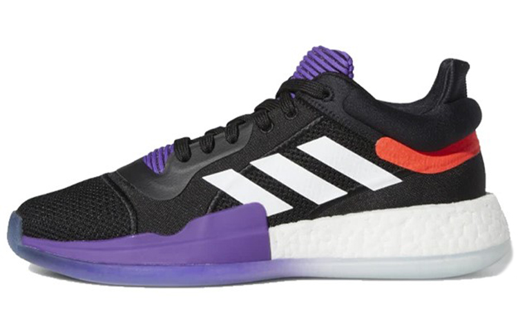 Adidas Marquee Boost Low 'Core Black/Solar Red/Active Purple' Women's