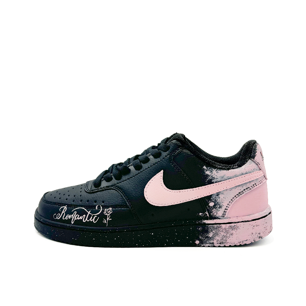 Nike Court Vision Low Wear-Resistant Low-Top Skateboard Shoes Unisex Black
