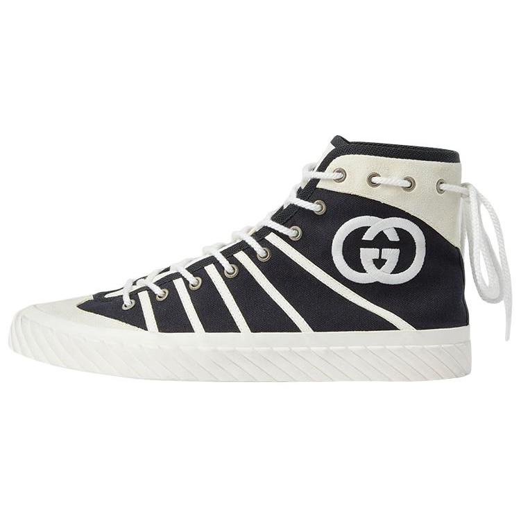 GUCCI Gg Tortuga High 'Black White'