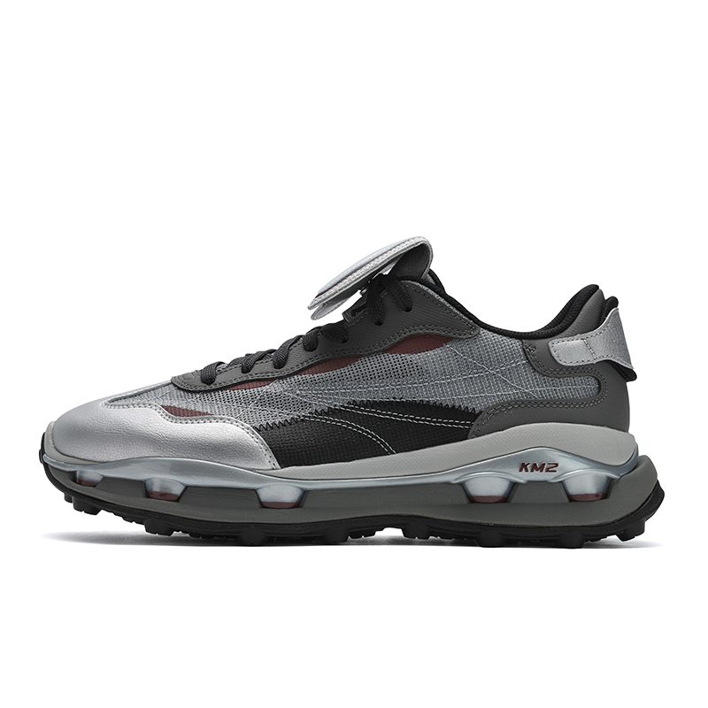 FILA KM2 Abrasion Resistant Coverage Support Balance Lightweight Low Top Hiking Shoes Men's Medium Gray