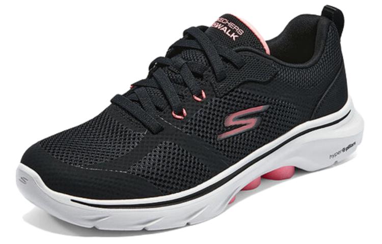 Skechers GO WALK 7 Cushioning Breathable Low-Top Casual Running Shoes Women's Black