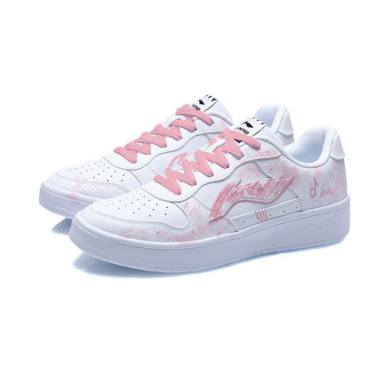 LiNing Pontoon Boats Wear resistant And Lightweight Low top Skateboard Shoes Women's Love Melody купить в интернет-магазине Yoocart с быстрой доставкой по России.