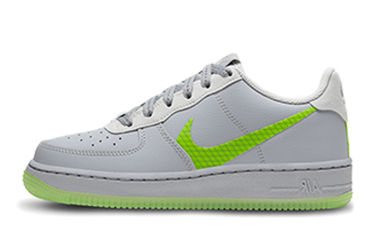 Nike Air Force 1 LV8 3 'Wolf Grey Ghost Green' Gs