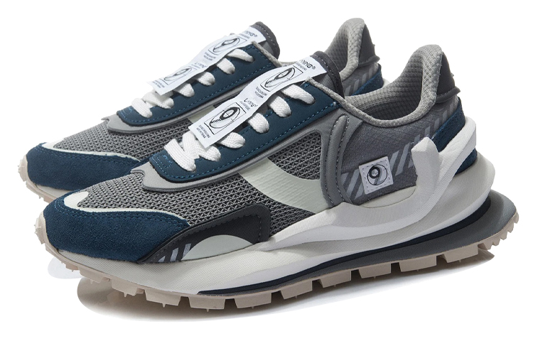 LiNing Fangyuan Eternal Running Shoes Women's Low Top Shark Gray/Leather Gray/Haze Gray